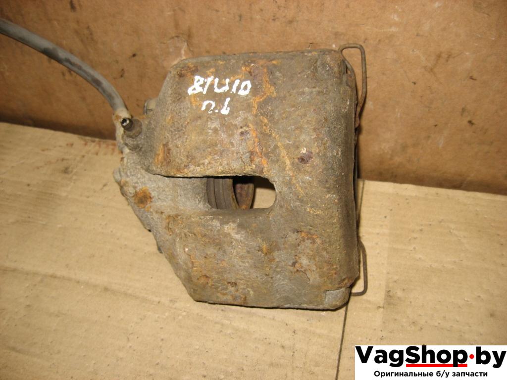 суппорт передний левый Volkswagen Passat B6 2008, 1.8 л., TSI, BZB, бензин, МКПП, серый, универсал, передний привод - фото №1