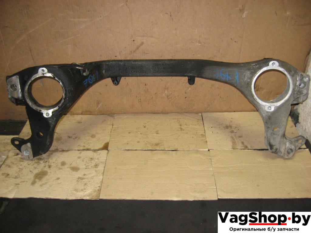 балка подвески передняя (подрамник) Volkswagen Touareg 1 поколение 2005, 2.5 л., TDi, BAC, дизель, АКПП, серый, внедорожник 5 дв., полный привод, 7L6199207 - фото №1