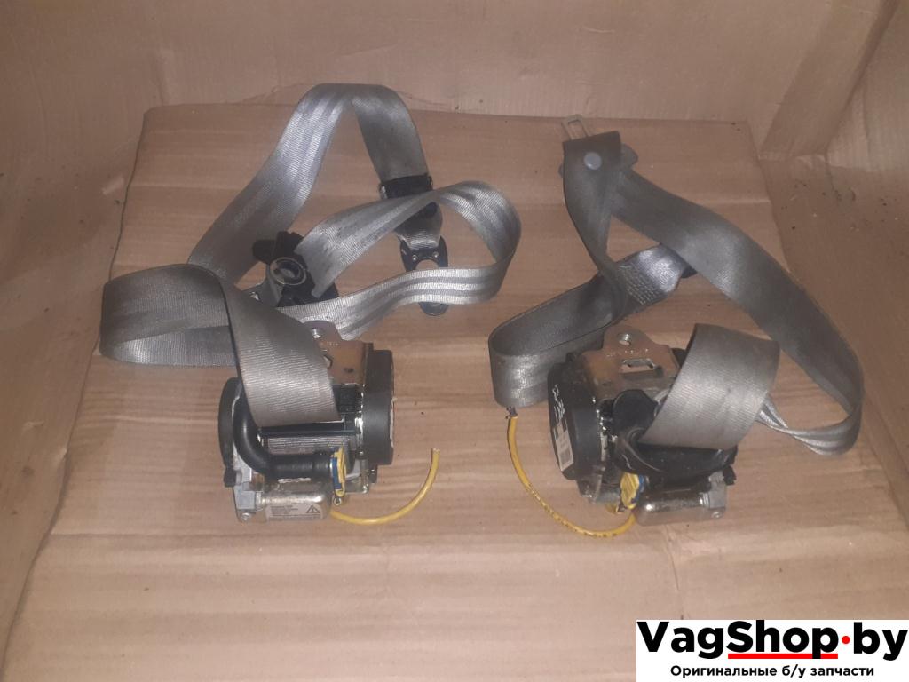 ремень безопасности Volkswagen Touareg 1 поколение 2005, 2.5 л., TDi, BAC, дизель, АКПП, серый, внедорожник 5 дв., полный привод, 7L0857705E, 7L0857706E - фото №1