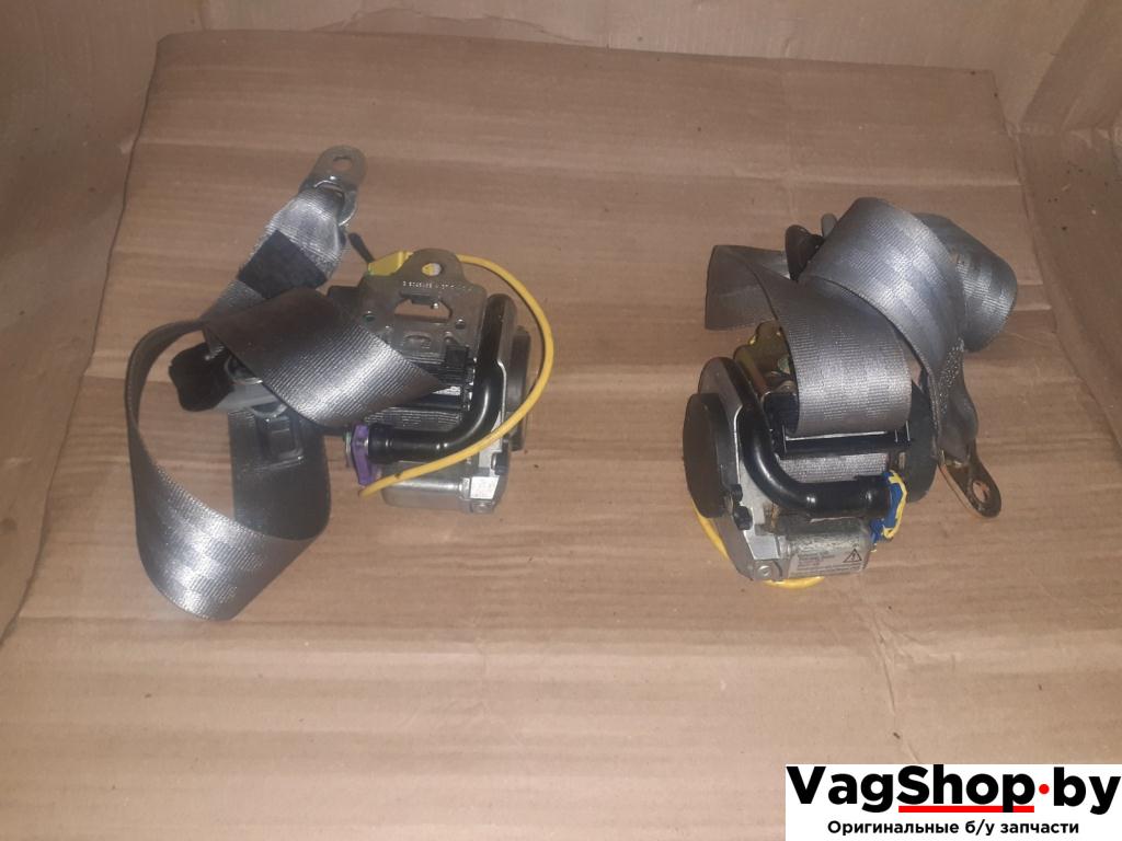 ремень безопасности Volkswagen Touareg 1 поколение 2005, 2.5 л., TDi, BAC, дизель, АКПП, серый, внедорожник 5 дв., полный привод, 7L6857805A, 7L0857806A - фото №1