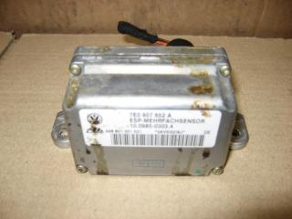 датчик ускорения Volkswagen Touareg 1 поколение 2005, 2.5 л., TDi, BAC, дизель, АКПП, серый, внедорожник 5 дв., полный привод, 7E0907652A