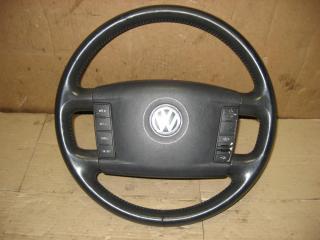 подушка безопасности водителя Volkswagen Touareg 1 поколение 2005, 2.5 л., TDi, BAC, дизель, АКПП, серый, внедорожник 5 дв., полный привод, 7L6880201CA