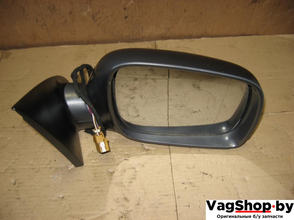 зеркало наружное правое Volkswagen Touareg 1 поколение 2005, 2.5 л., TDi, BAC, дизель, АКПП, серый, внедорожник 5 дв., полный привод - фото №1