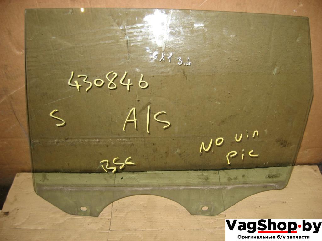 стекло двери задней левой Volkswagen Touareg 1 поколение 2005, 2.5 л., TDi, BAC, дизель, АКПП, серый, внедорожник 5 дв., полный привод - фото №1