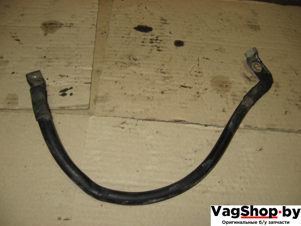 минусовой провод аккумулятора Volkswagen Touareg 1 поколение 2005, 2.5 л., TDi, BAC, дизель, АКПП, серый, внедорожник 5 дв., полный привод, 7L0971537B - фото №1