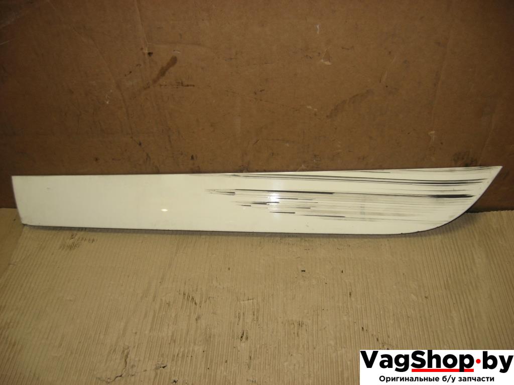 молдинг двери задней левой Audi A6 4F/C6 2006, 3.2 л., FSI, AUK, бензин, АКПП, белый, универсал, полный привод - фото №1