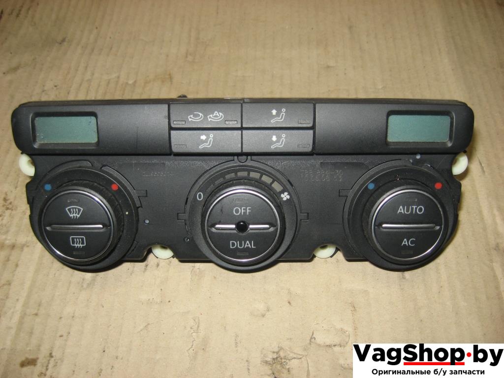 блок управления печки / климат-контроля Volkswagen Golf Plus 1 поколение 2008, 1.9 л., TDi, BLS, дизель, МКПП, серый, хетчбэк 5 дв., передний привод, 1K0907044CT - фото №1