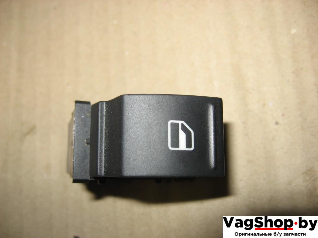 кнопка стеклоподъемника Volkswagen Golf Plus 1 поколение 2008, 1.9 л., TDi, BLS, дизель, МКПП, серый, хетчбэк 5 дв., передний привод, 7L6959855B - фото №1