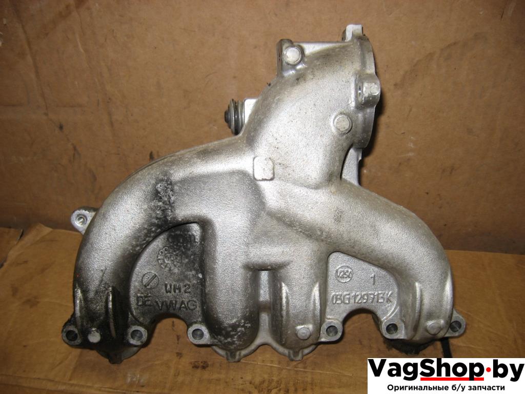 коллектор впускной Volkswagen Golf Plus 1 поколение 2008, 1.9 л., TDi, BLS, дизель, МКПП, серый, хетчбэк 5 дв., передний привод, 03G129713K - фото №1