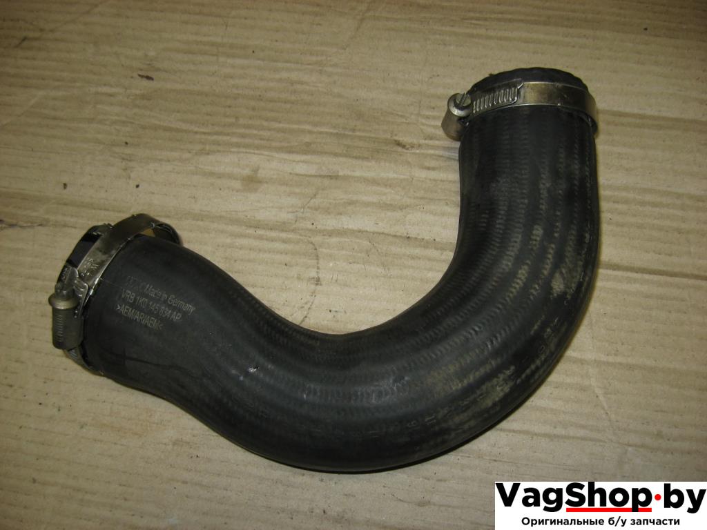 патрубок интеркулера Volkswagen Passat B7 2011, 2.0 л., TDi, CFG, дизель, АКПП, серебро, универсал, полный привод, 1K0145834AP - фото №1