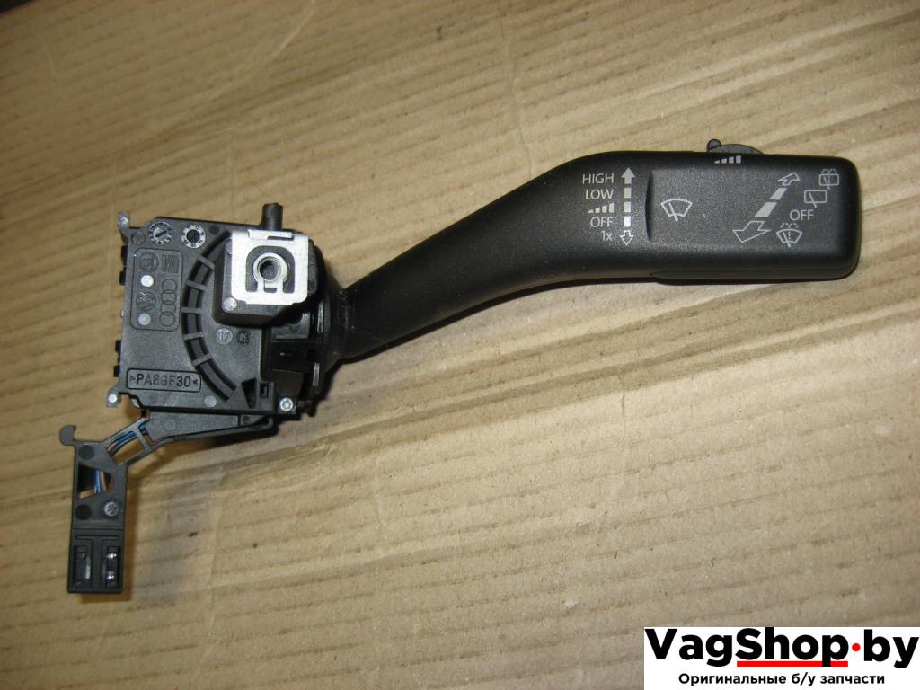 переключатель дворников Volkswagen Golf 6 поколение 2010, 1.4 л., TSI, CAX, бензин, МКПП, серебро, универсал, передний привод, 1K0953519H - фото №1