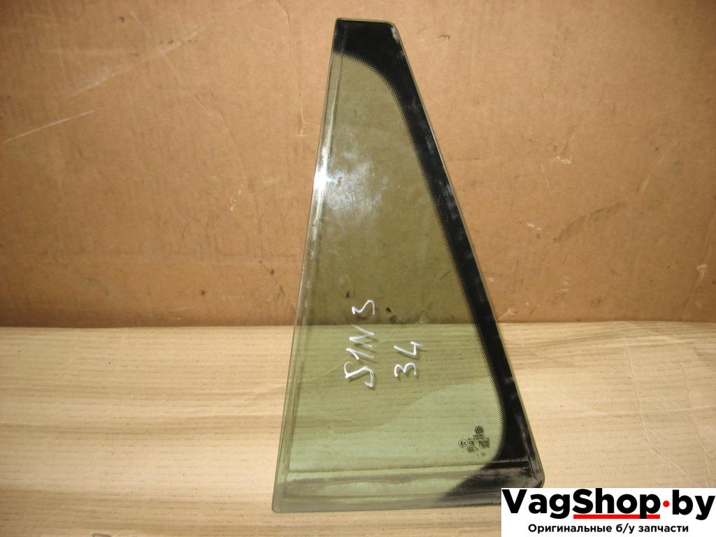 стекло двери задней левой Volkswagen Golf 6 поколение 2010, 1.4 л., TSI, CAX, бензин, МКПП, серебро, универсал, передний привод - фото №1