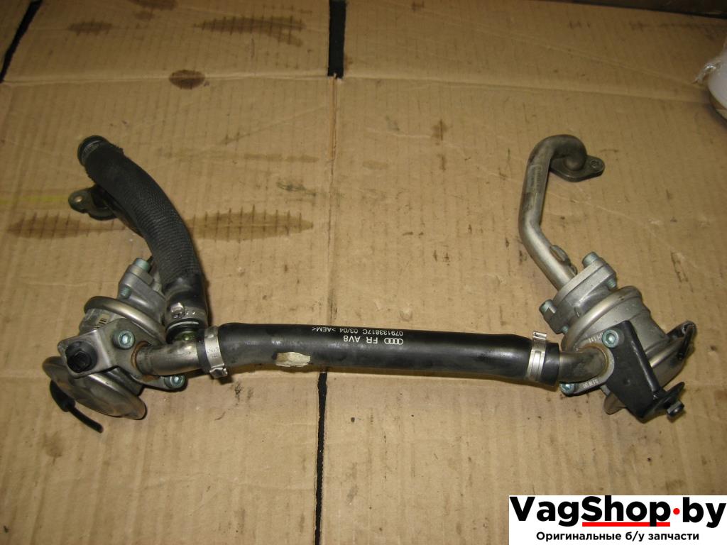 клапан EGR Audi A6 4F/C6 2005, 4.2 л., i, BAT, бензин, АКПП, темно-синий, седан, полный привод, 078131102F.079133863B.079133864B, 079133817C, 07913 - фото №1