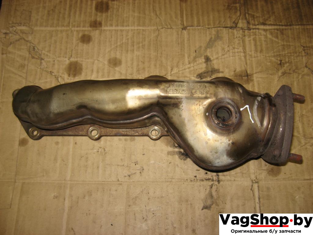 коллектор выпускной Audi A6 4F/C6 2005, 4.2 л., i, BAT, бензин, АКПП, темно-синий, седан, полный привод, 079253033C, 079253034C - фото №1