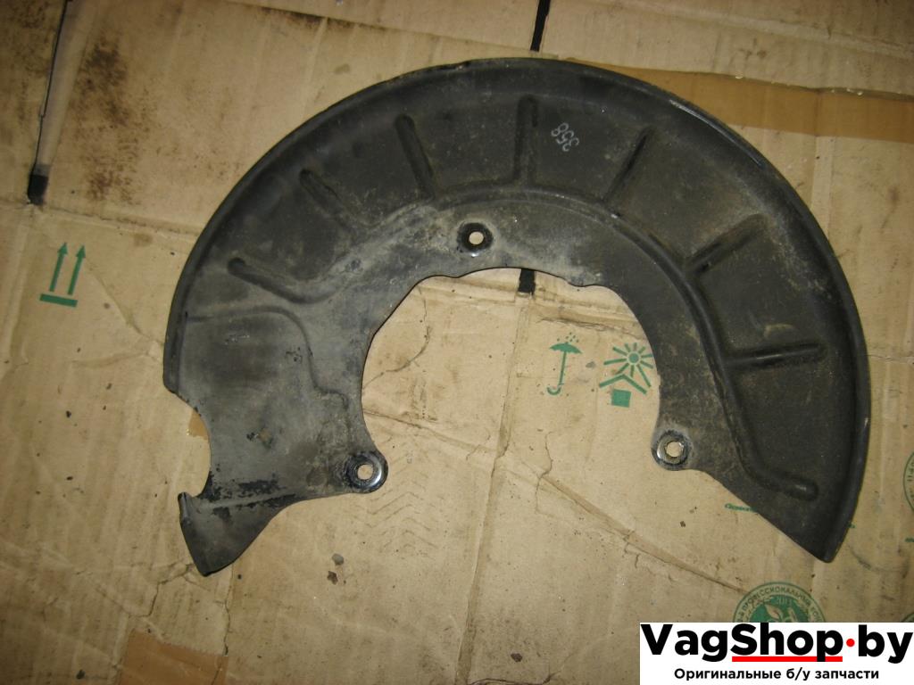 защитный кожух тормозного механизма Volkswagen Passat B7 2011, 2.0 л., TDi, CFG, дизель, АКПП, серебро, универсал, полный привод - фото №1