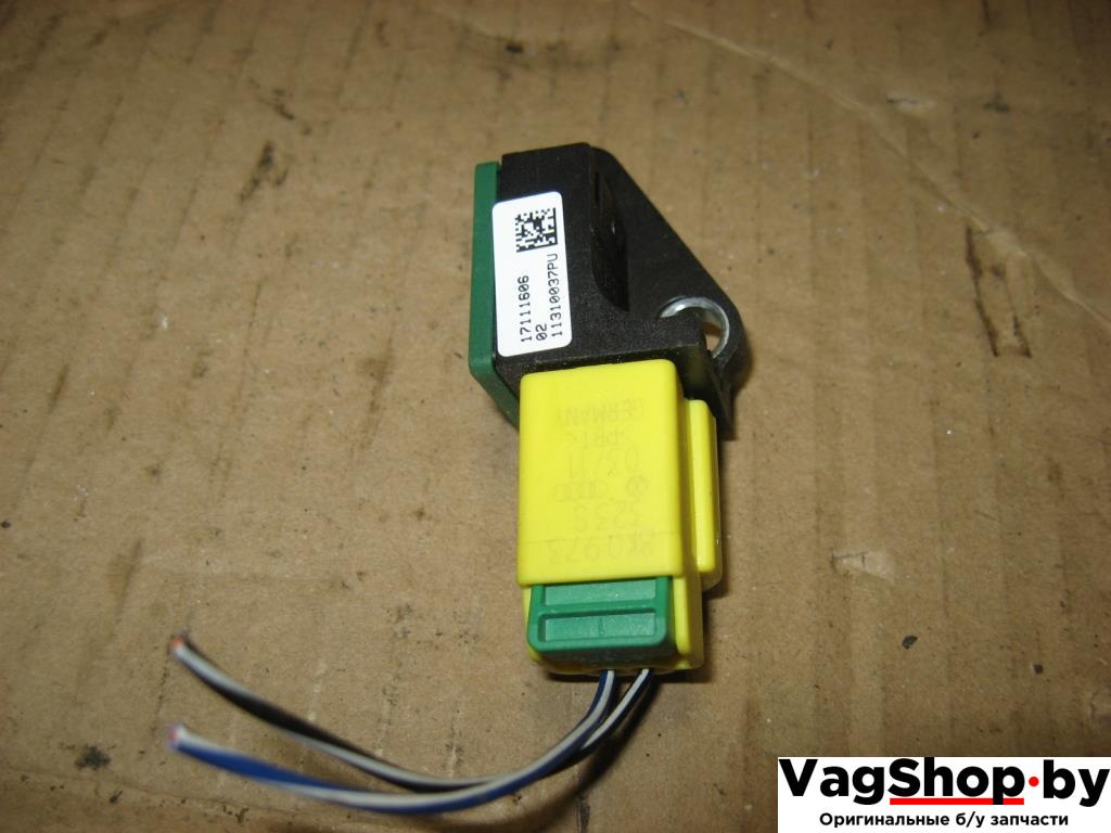 датчик удара Volkswagen Passat B7 2011, 2.0 л., TDi, CFG, дизель, АКПП, серебро, универсал, полный привод, 5N0959351B - фото №1