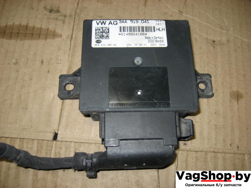 Блок стабилизации напряжения Volkswagen Passat B7 2011, 2.0 л., TDi, CFG, дизель, АКПП, серебро, универсал, полный привод, 3AA919041 - фото №1