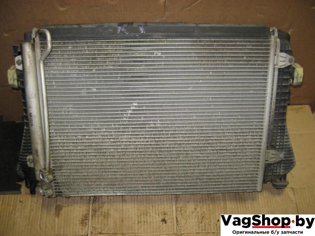 кассета радиаторов Volkswagen Passat B7 2011, 2.0 л., TDi, CFG, дизель, АКПП, серебро, универсал, полный привод, 3C0820411E, 3C0145805AN, 3C0121253AR - фото №1