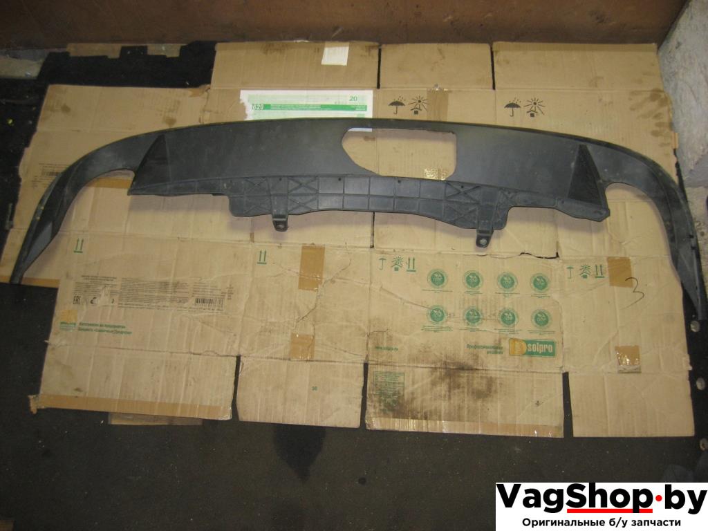 Юбка бампера заднего Volkswagen Passat B7 2011, 2.0 л., TDi, CFG, дизель, АКПП, серебро, универсал, полный привод, 3AF807521B - фото №1