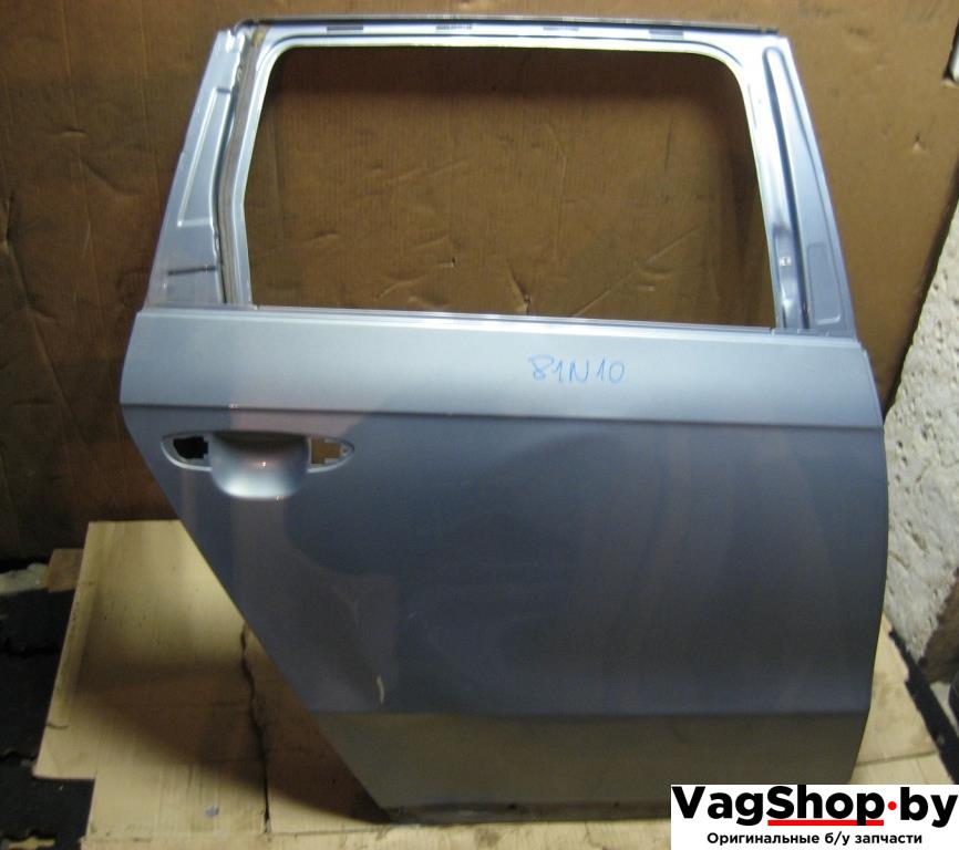 дверь задняя правая Volkswagen Passat B7 2011, 2.0 л., TDi, CFG, дизель, АКПП, серебро, универсал, полный привод - фото №1