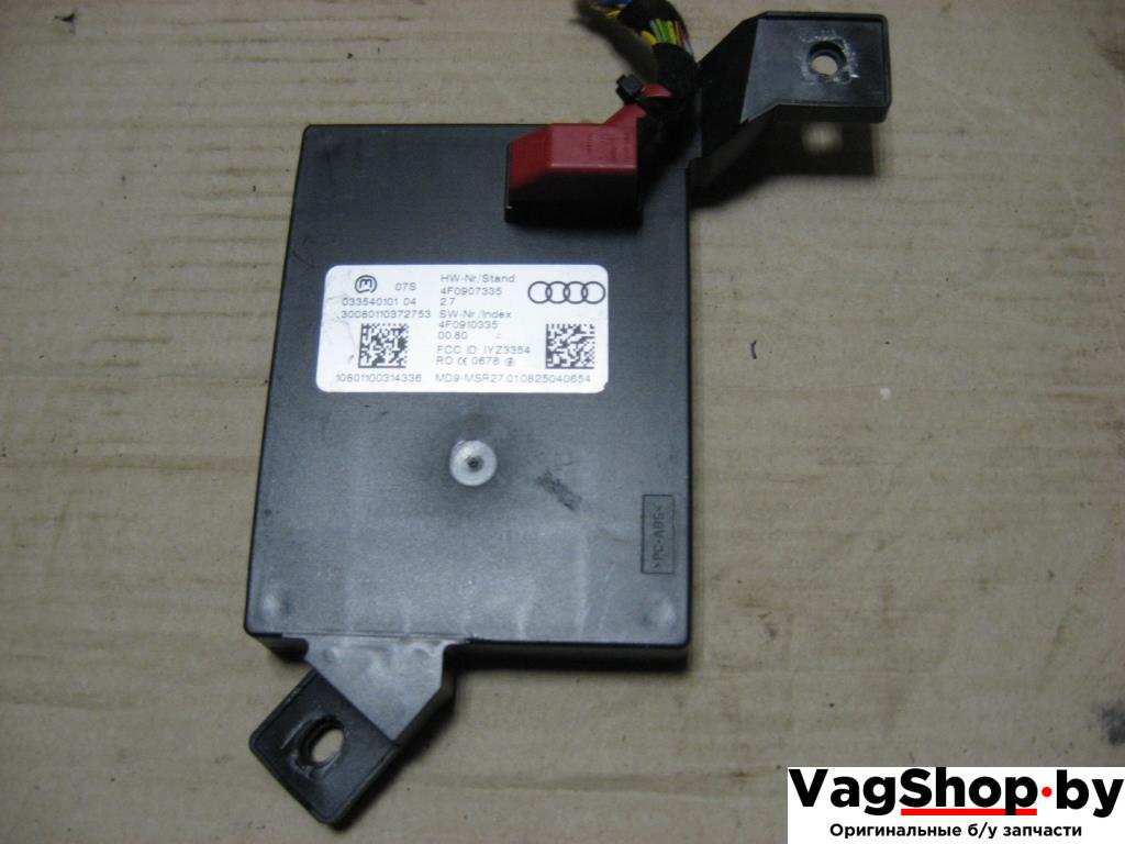 блок управления (другие) Audi A6 4F/C6 2006, 3.2 л., FSI, AUK, бензин, АКПП, черный, универсал, полный привод, 4F0907335 - фото №1