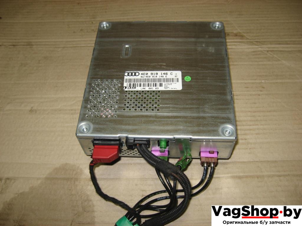 видеомодуль / TV-тюнер Audi A6 4F/C6 2006, 3.2 л., FSI, AUK, бензин, АКПП, черный, универсал, полный привод, 4E0919146C - фото №1