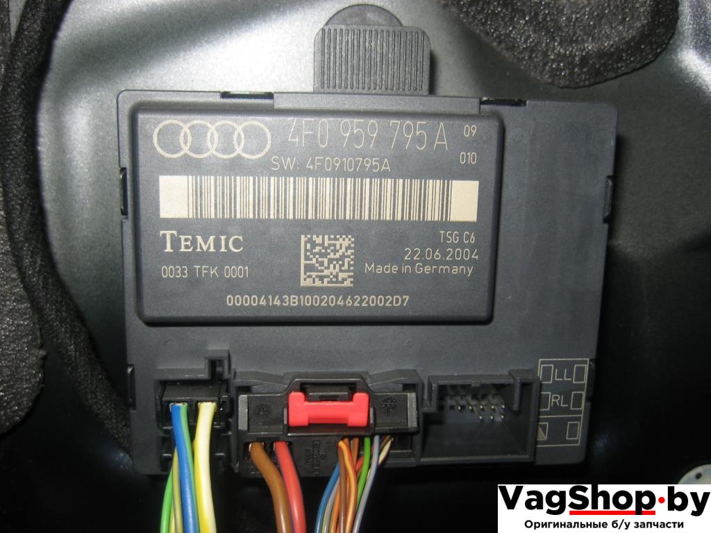 модуль управления двери Audi A6 4F/C6 2005, 4.2 л., i, BAT, бензин, АКПП, темно-синий, седан, полный привод, 4F0959795A - фото №1