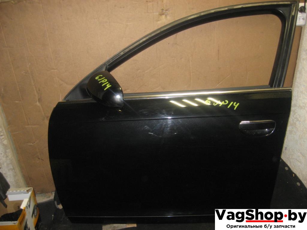 стекло двери передней левой Audi A6 4F/C6 2006, 3.2 л., FSI, AUK, бензин, АКПП, черный, универсал, полный привод - фото №1