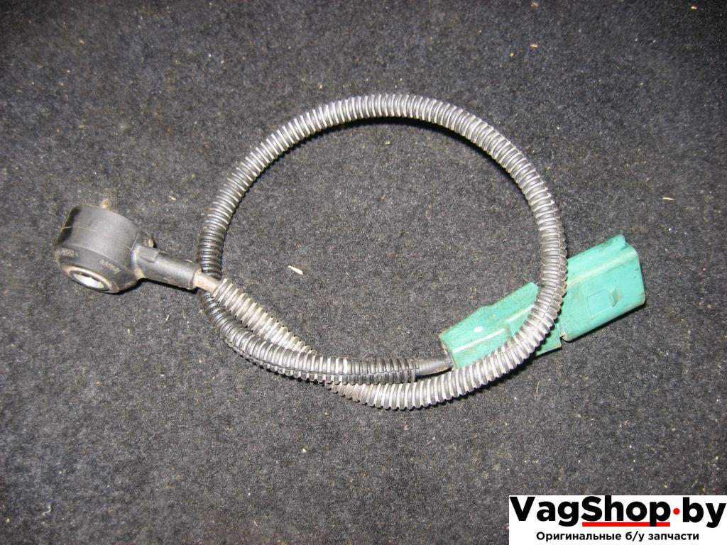 датчик детонации Audi A6 4F/C6 2007, 2.8 л., FSI, BDX, бензин, АКПП, черный, универсал, передний привод, 06E905377A, 06E905377C - фото №1