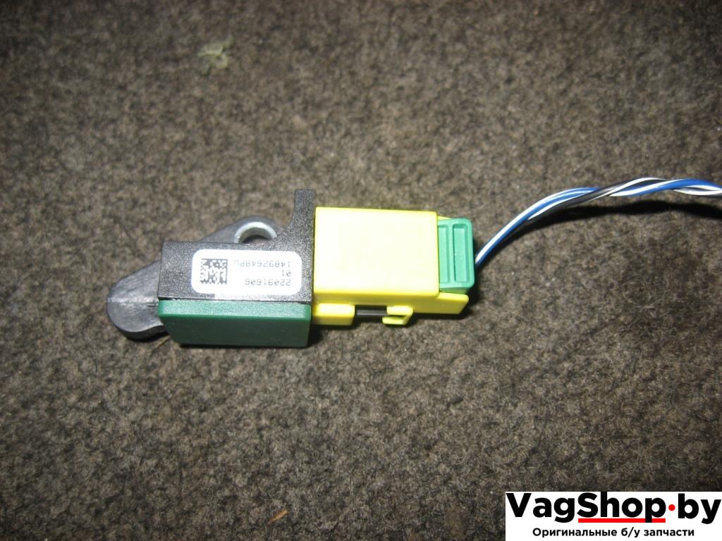 датчик удара Volkswagen Passat B6 2010, 1.4 л., TSI, бензин, газ, АКПП, белый, универсал, передний привод, 5N0959351B - фото №1
