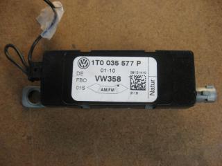 усилитель антенны Volkswagen Touran 1 поколение [рестайлинг] 2009, 2.0 л., TDi, BMN, дизель, МКПП, черный, минивэн, передний привод, 1T0035577P, 1T0035577Q