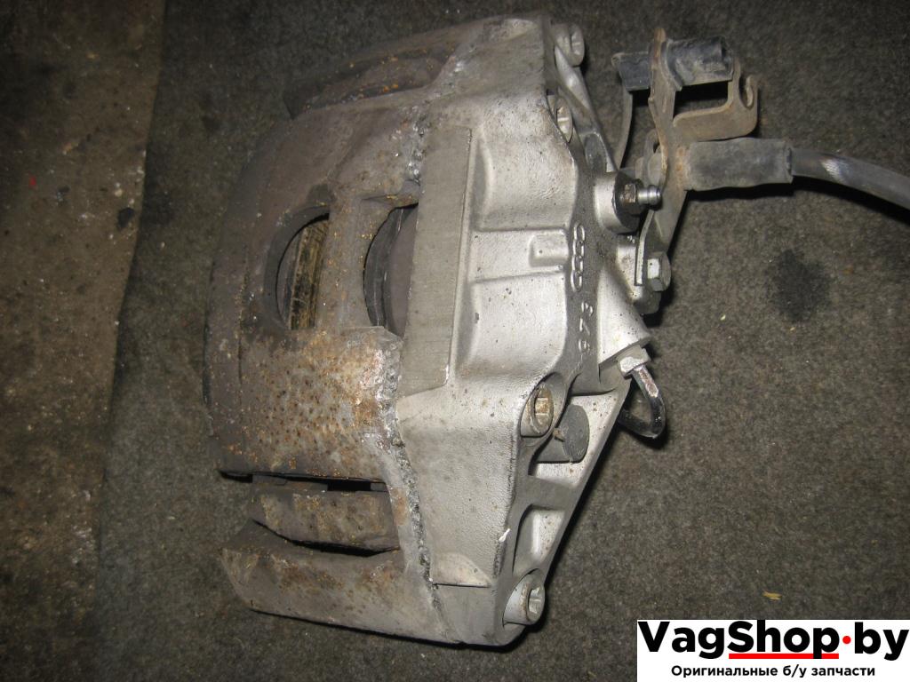 суппорт передний левый Audi A4 B7 2007, 3.0 л., TDi, ASB, дизель, МКПП, серый, универсал, полный привод - фото №1