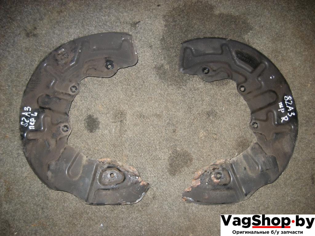 защитный кожух тормозного механизма Audi A4 B7 2007, 3.0 л., TDi, ASB, дизель, МКПП, серый, универсал, полный привод, 8E0615311A, 8E0615312A - фото №1