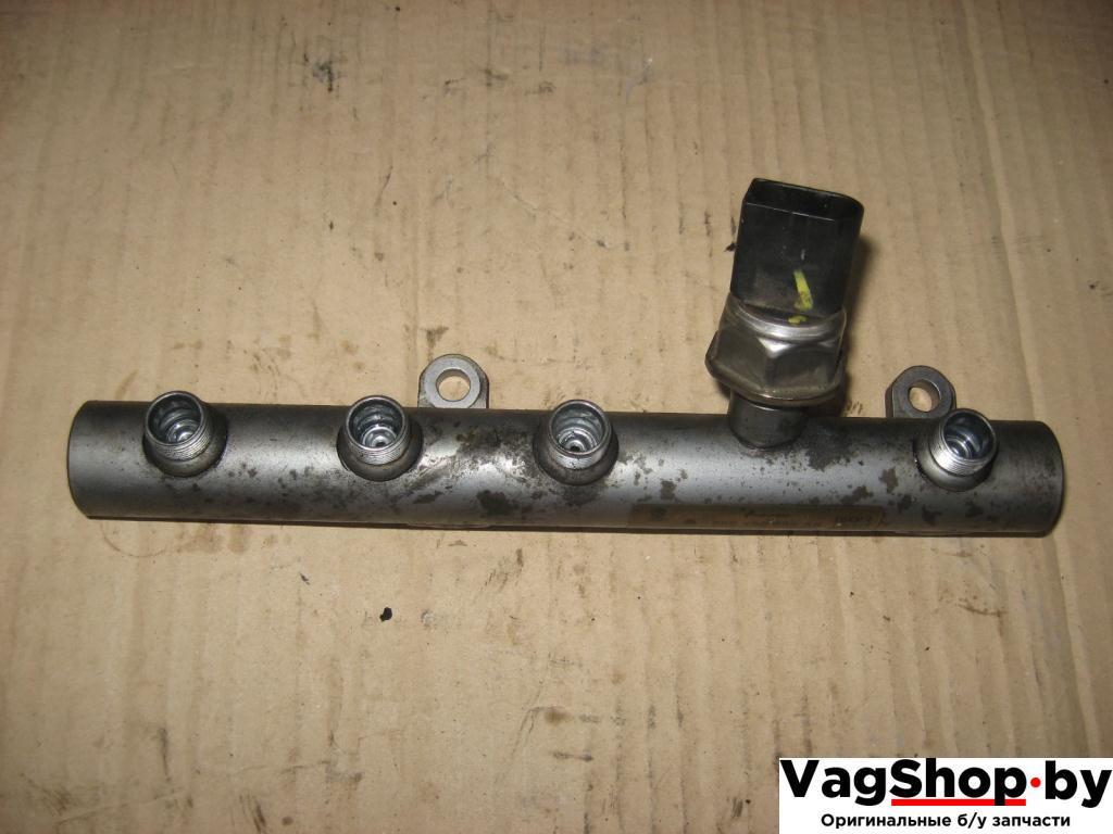 топливная рампа Audi A4 B7 2007, 3.0 л., TDi, ASB, дизель, МКПП, серый, универсал, полный привод, 059130758E, 059130089AB - фото №1