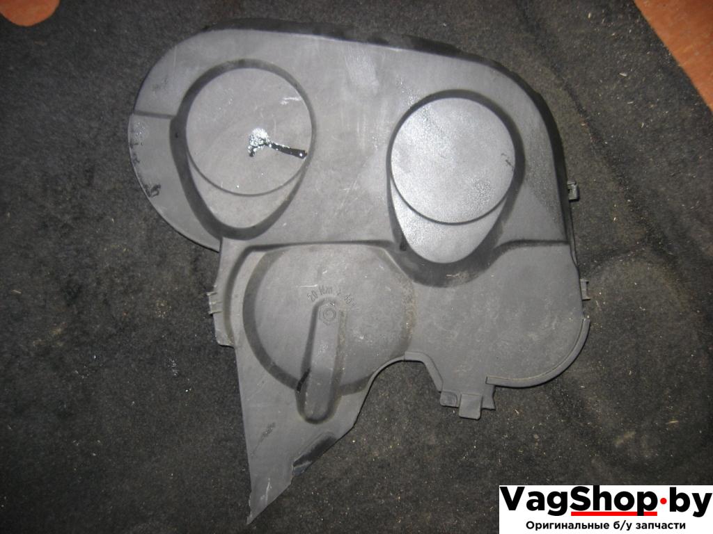 защита (кожух) ремня ГРМ Volkswagen Touran 1 поколение 2004, 2.0 л., TDi, BKD, дизель, АКПП, серебро, минивэн, передний привод, 03G109107 - фото №1