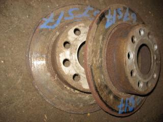 диск тормозной задний Volkswagen Golf Plus 1 поколение 2006, 1.6 л., FSI, BLF, бензин, МКПП, черный, хетчбэк 5 дв., передний привод