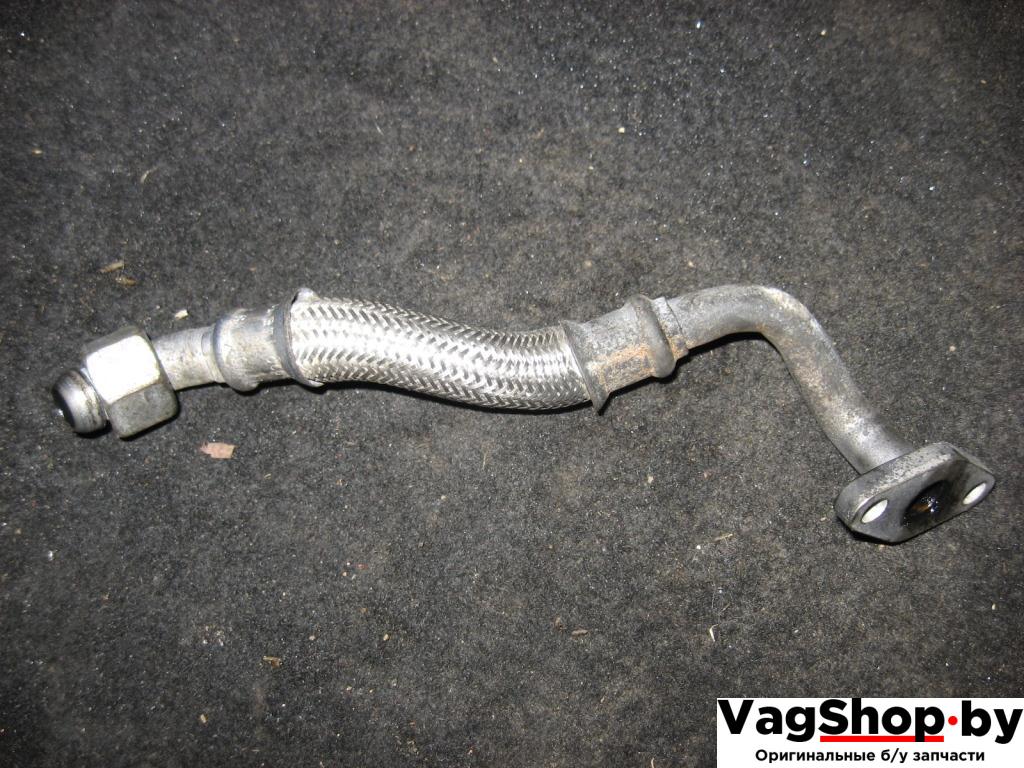 масляная трубка турбины Audi A4 B7 2006, 2.0 л., TDi, BPW, дизель, МКПП, черный, универсал, передний привод, 028145736AH - фото №1