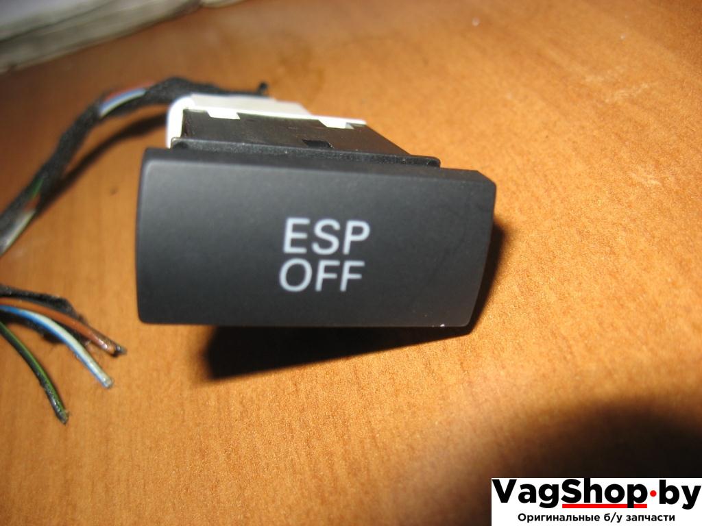 Кнопка антипробуксовочной системы (ABS/ESP) Audi A6 4F/C6 2007, 2.8 л., FSI, BDX, бензин, АКПП, черный, универсал, передний привод, 4F0927134 - фото №1