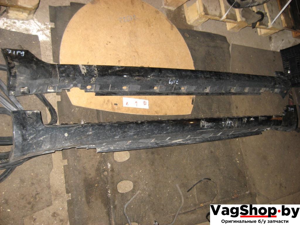 накладка на порог Audi A4 B7 2006, 2.0 л., TDi, BPW, дизель, МКПП, черный, универсал, передний привод - фото №1