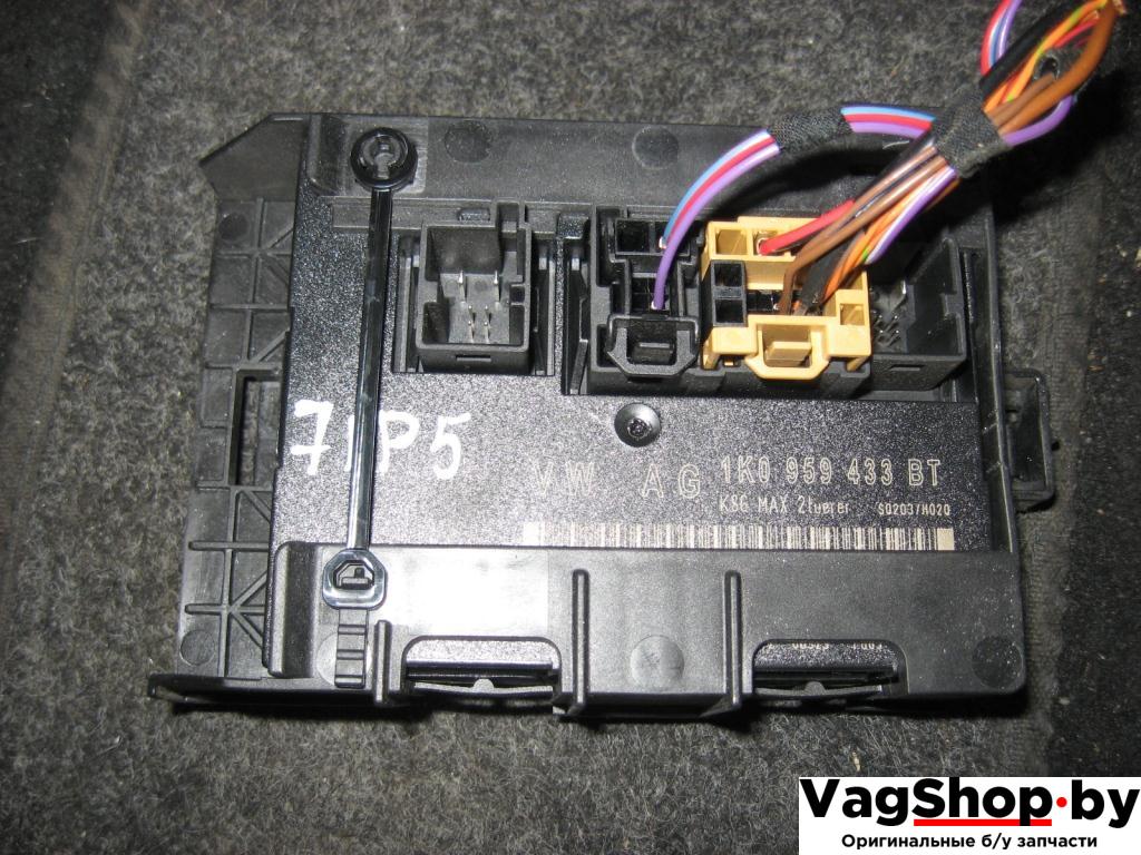 блок комфорта Volkswagen Golf Plus 1 поколение 2006, 1.9 л., TDi, BLS, дизель, МКПП, серый, хетчбэк 5 дв., передний привод, 1K0959433BT - фото №1