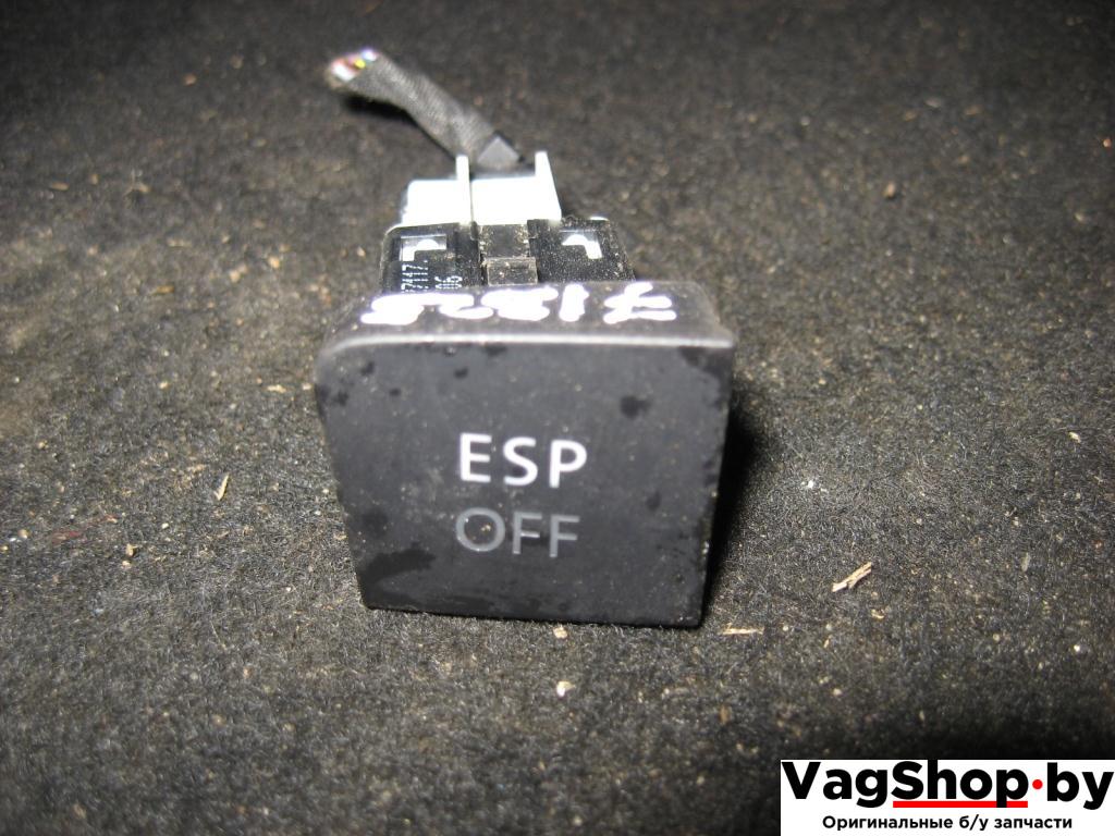 Кнопка антипробуксовочной системы (ABS/ESP) Volkswagen Passat B6 2008, 2.0 л., TDi, BMP, дизель, МКПП, серебро, универсал, передний привод, 3C0927117 - фото №1