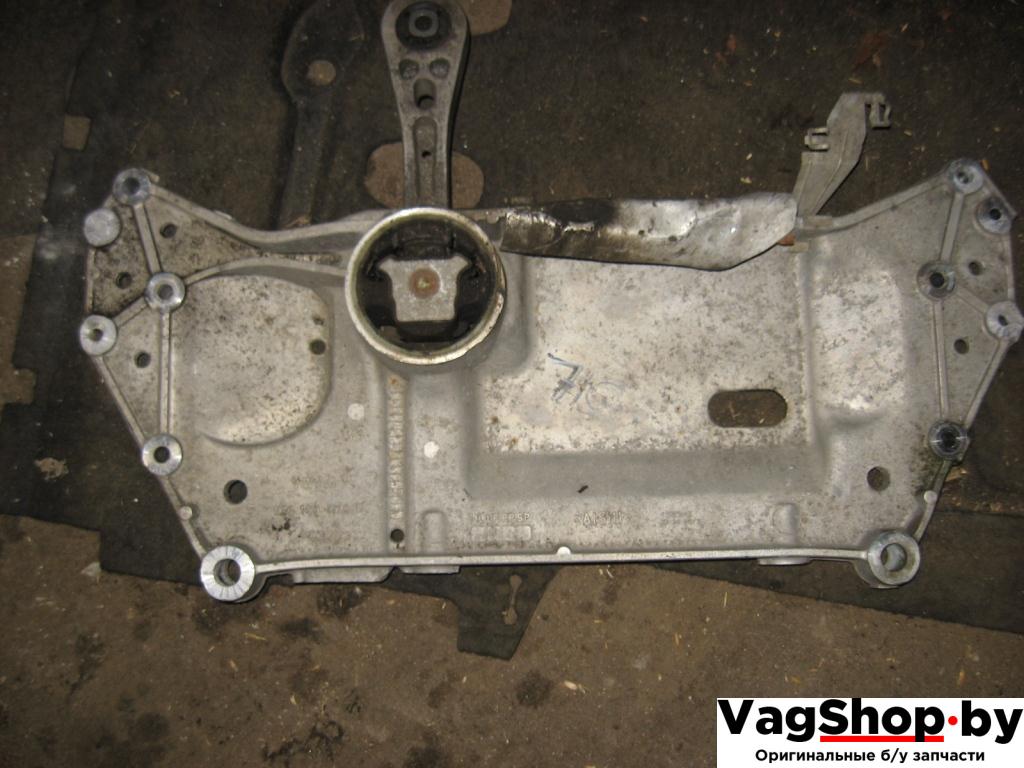 балка подвески передняя (подрамник) Volkswagen Golf Plus 1 поколение 2008, 1.9 л., TDi, BKC, дизель, МКПП, серебро, хетчбэк 5 дв., передний привод, 1K0199369F - фото №1