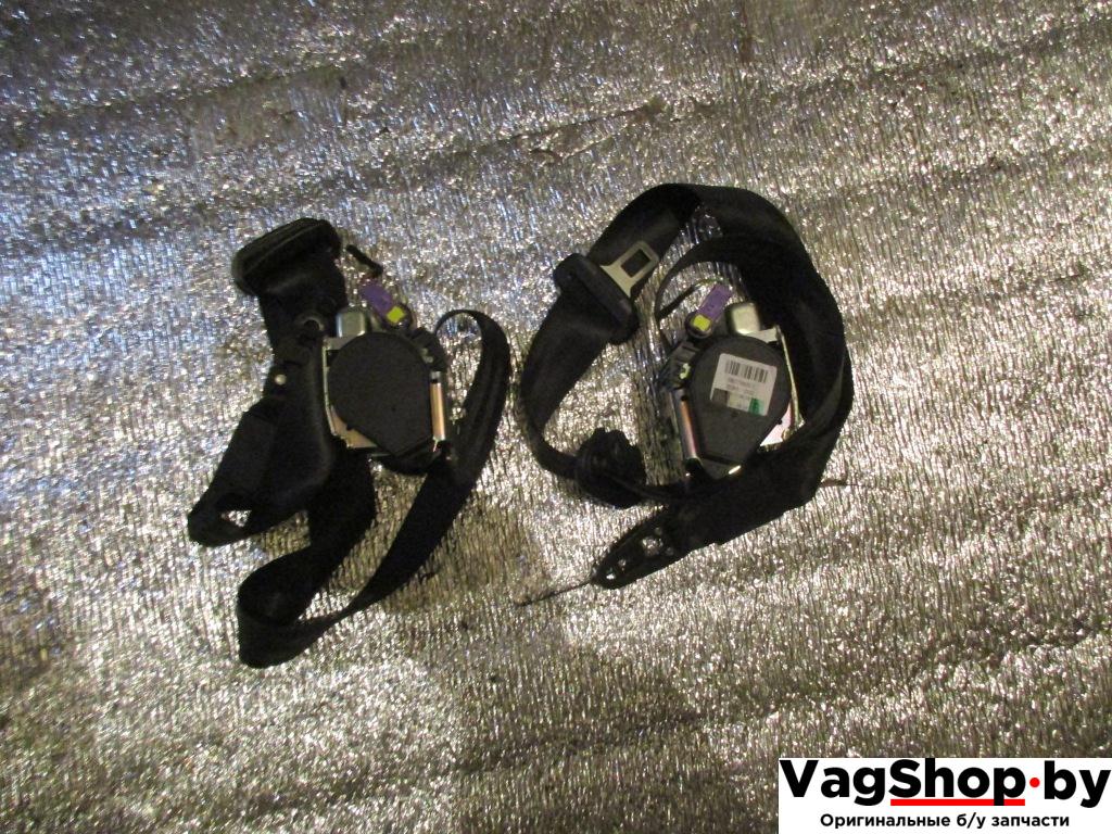 ремень безопасности Audi A6 4F/C6 2007, 2.8 л., FSI, BDX, бензин, АКПП, черный, универсал, передний привод - фото №1