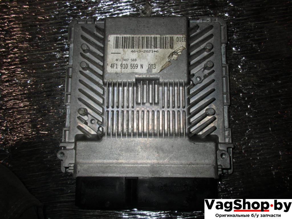 блок управления двигателем Audi A6 4F/C6 2006, 3.2 л., FSI, AUK, бензин, АКПП, белый, универсал, полный привод, 4F1910559N - фото №1