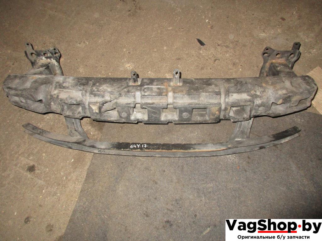 усилитель бампера переднего Volkswagen Passat B6 2007, 2.0 л., FSI, BVY, бензин, АКПП, серебро, универсал, передний привод - фото №1