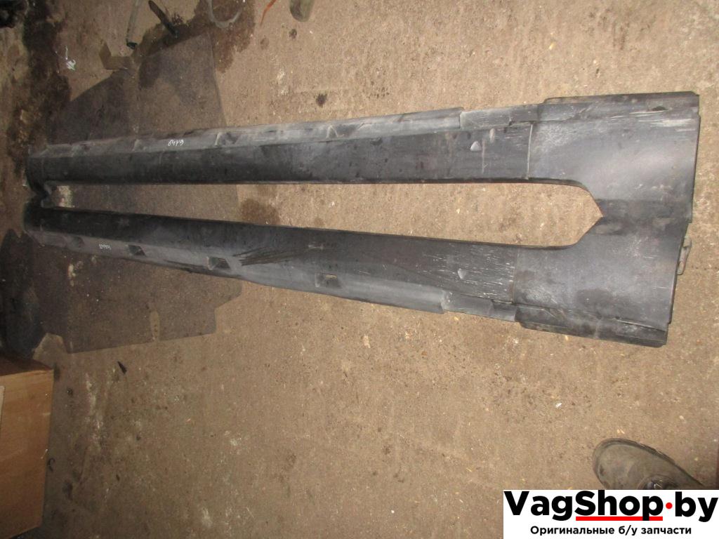 накладка на порог Volkswagen Passat B6 2006, 2.0 л., TFSI, BWA, бензин, МКПП, серый, универсал, передний привод - фото №1