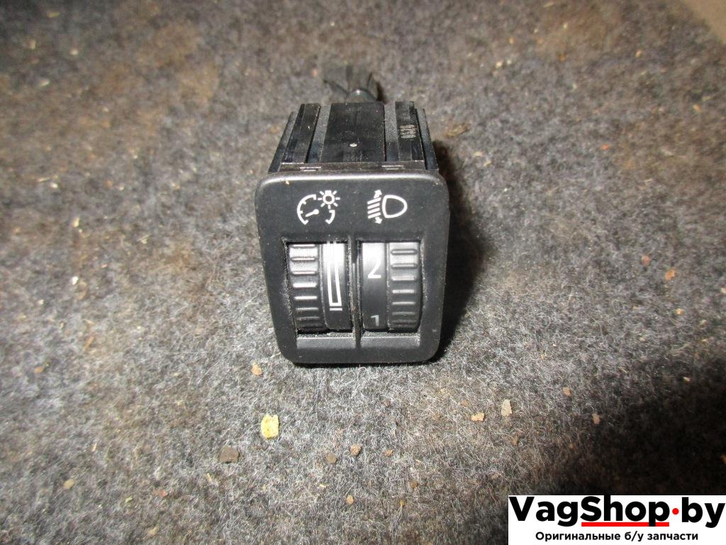 кнопка корректора фар Volkswagen Passat B6 2006, 2.0 л., TFSI, BWA, бензин, МКПП, серый, универсал, передний привод, 3C0941333 - фото №1