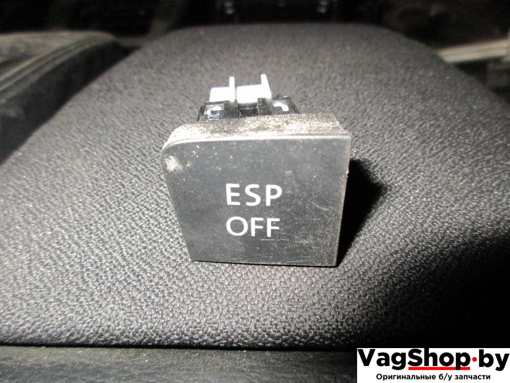Кнопка антипробуксовочной системы (ABS/ESP) Volkswagen Passat B6 2006, 1.9 л., TDi, BLS, дизель, МКПП, серебро, универсал, передний привод, 3C0927117C - фото №1