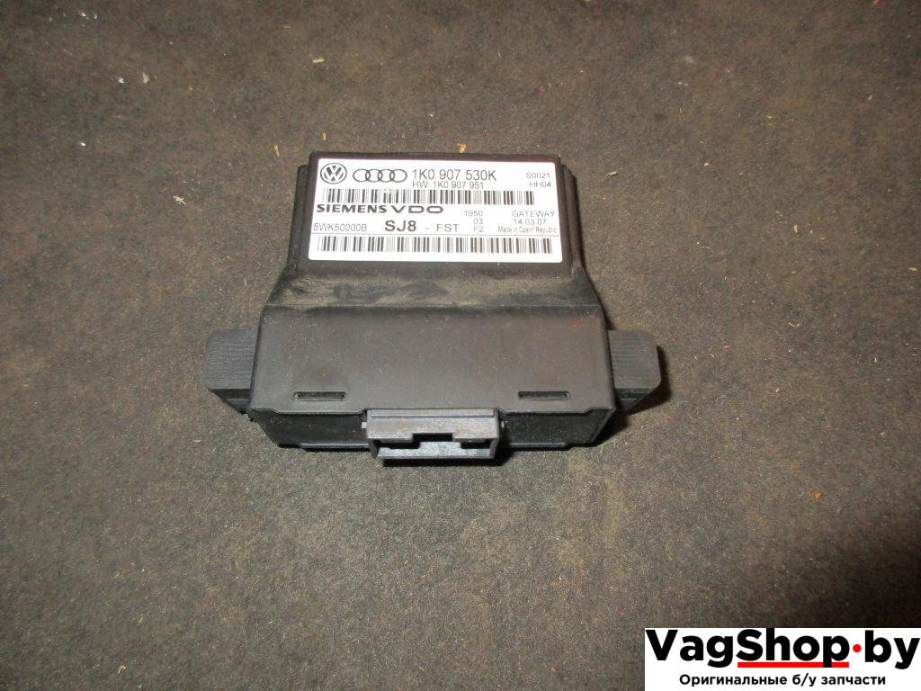 диагностический интерфейс Volkswagen Golf 5 поколение 2005, 2.0 л., TDi, BMM, дизель, АКПП, черный, хетчбэк 5 дв., передний привод, 1K0907530K - фото №1