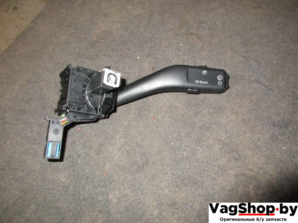 переключатель дворников Volkswagen Touran 1 поколение 2004, 2.0 л., TDi, BKD, дизель, АКПП, серебро, минивэн, передний привод, 1K0953519A - фото №1